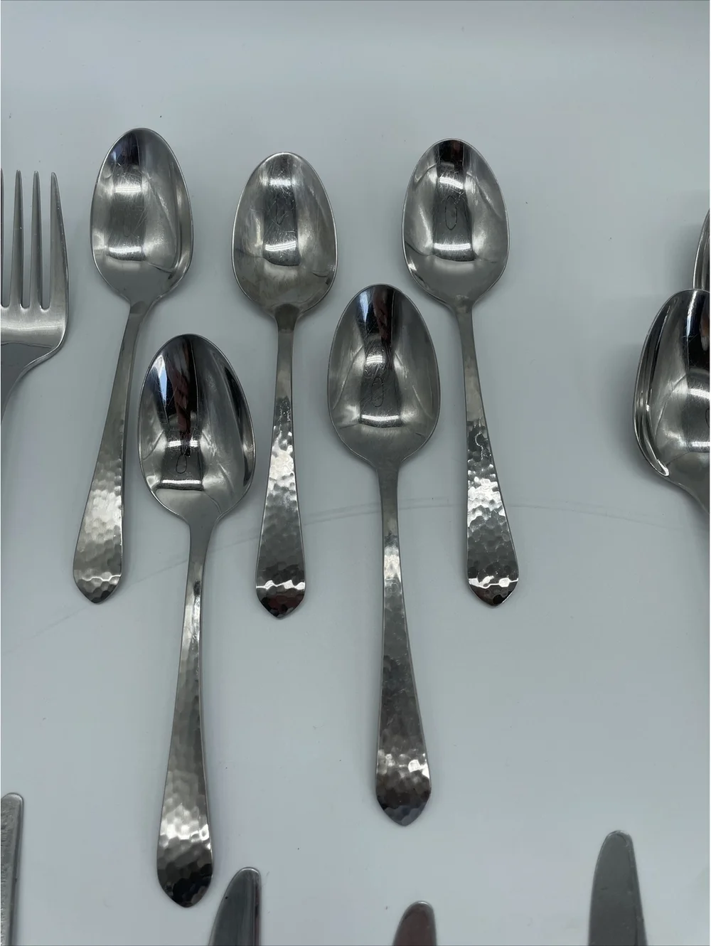 Reed & Barton  RDS299 Every Day Hammered Stainless 40 Pieces